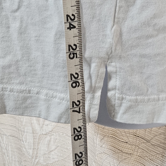 PINK Victoria's Secret White Short Sleeve Tee With Silver Sequins - Picture 5 of 7